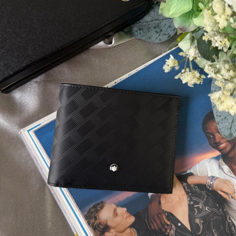 Extreme 風尚系列3.0 牛皮對開6卡短夾(黑色)-0