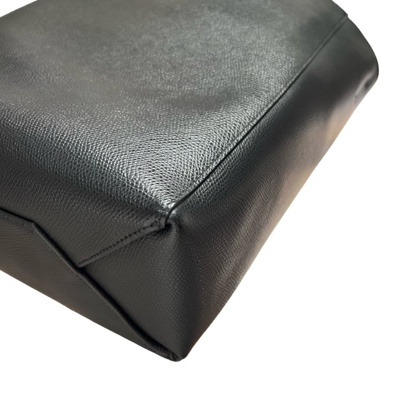 Used CÉLINE Calfskin Leather Small Cabas Cross Body Bag-11