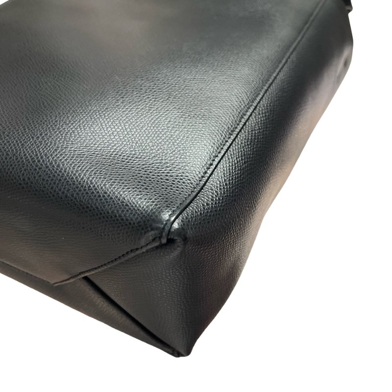 Used CÉLINE Calfskin Leather Small Cabas Cross Body Bag-13