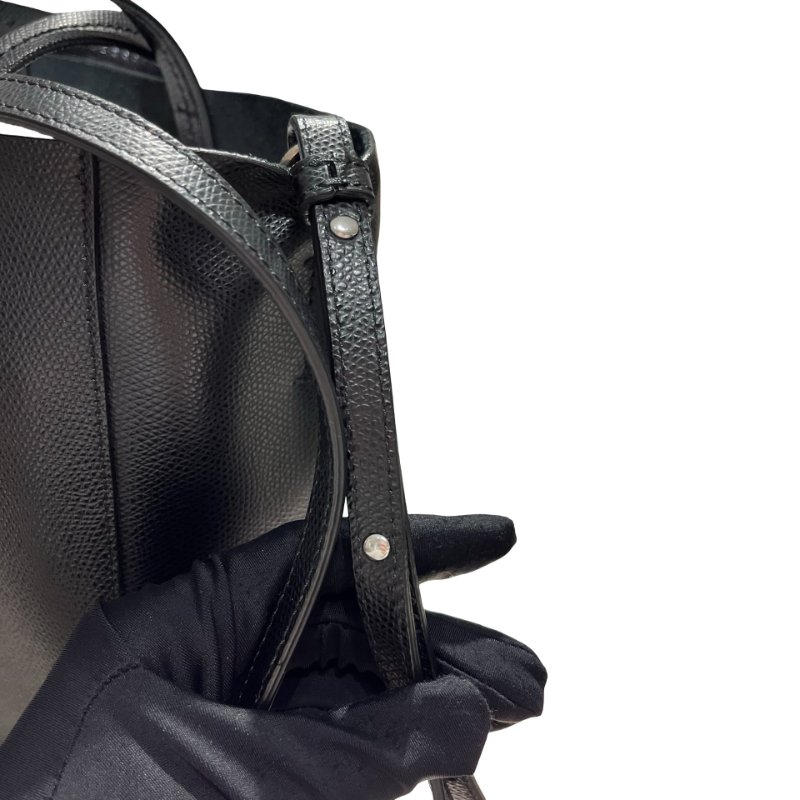 Used CÉLINE Calfskin Leather Small Cabas Cross Body Bag-15