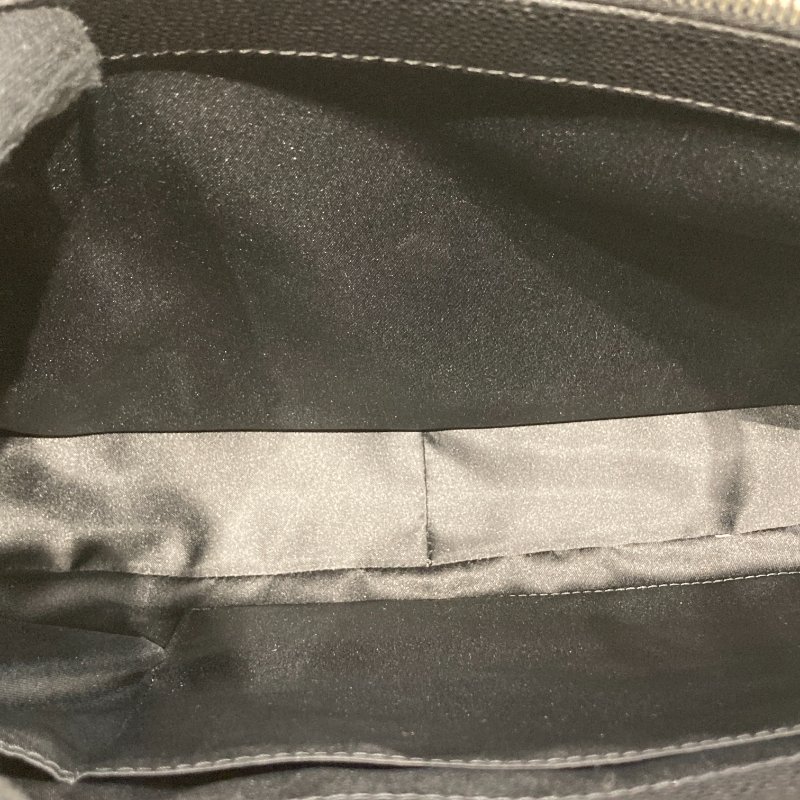 CHANEL 香奈兒 GST TOTE BAG 托特包 荔枝牛皮 黑色 銀釦-12