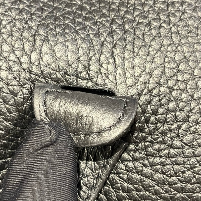 Used Hermès Evelyne Cross Body Bag Black PHW-3