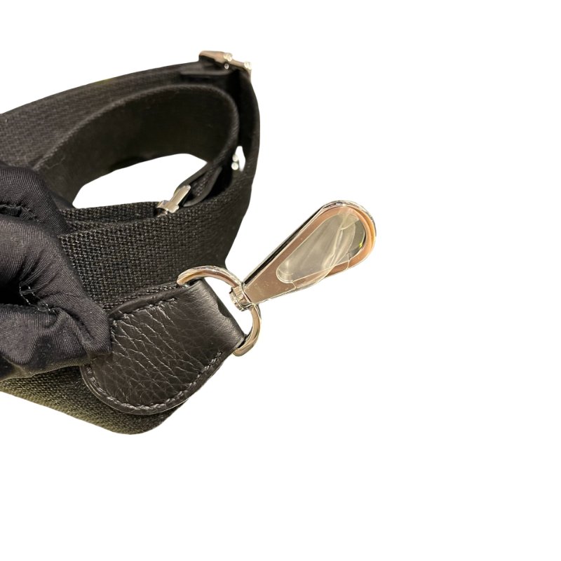 Used Hermès Evelyne Cross Body Bag Black PHW-16