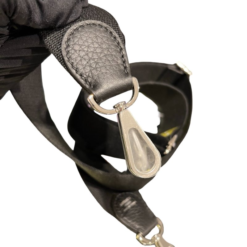 Used Hermès Evelyne Cross Body Bag Black PHW-17