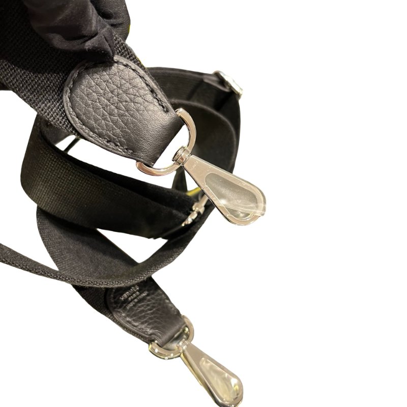 Used Hermès Evelyne Cross Body Bag Black PHW-18