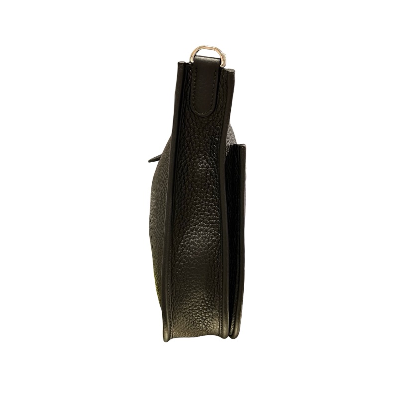 Used Hermès Evelyne Cross Body Bag Black PHW-3