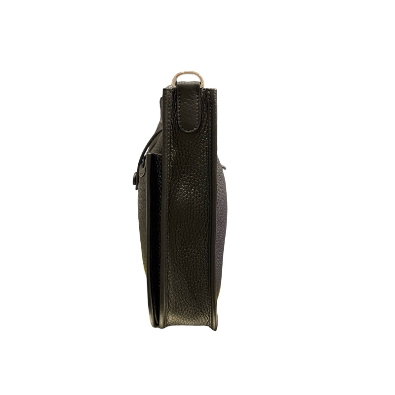 Used Hermès Evelyne Cross Body Bag Black PHW-4