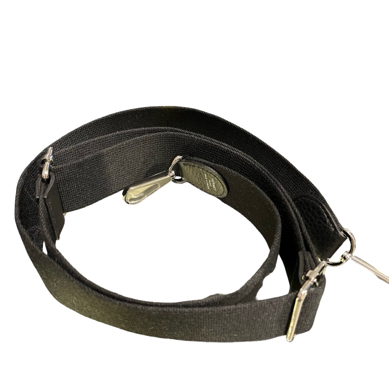 Used Hermès Evelyne Cross Body Bag Black PHW-6