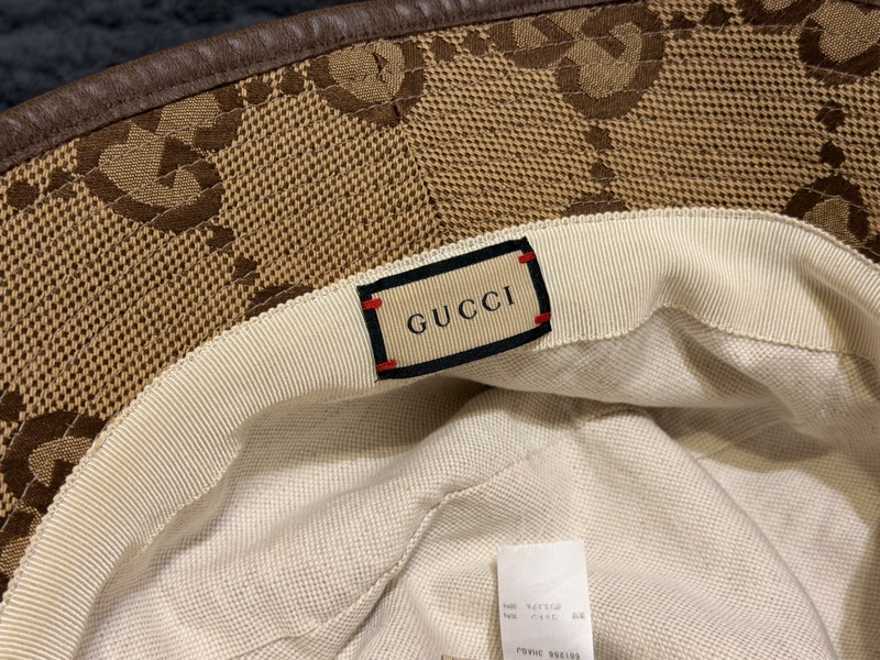 GUCCI JUMBO GG 超新少戴漁夫帽 頭圍58 可戴 內裡乾淨無痕-1