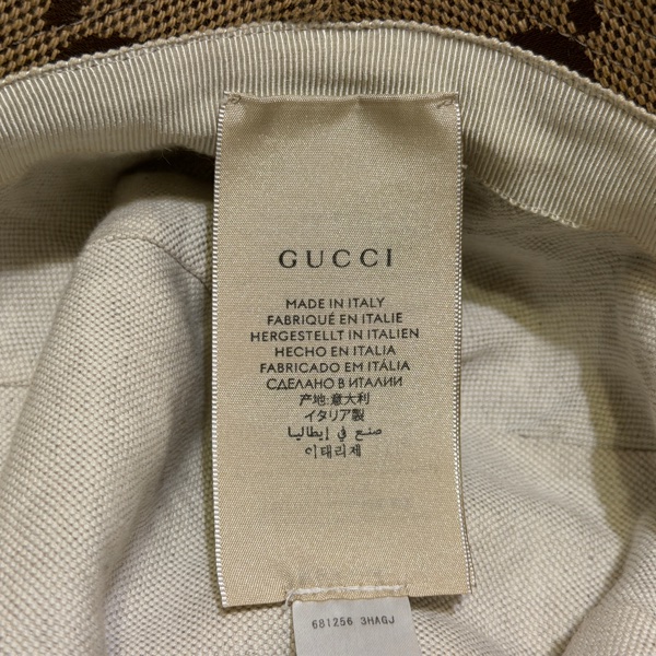 GUCCI JUMBO GG 超新少戴漁夫帽 頭圍58 可戴 內裡乾淨無痕-7