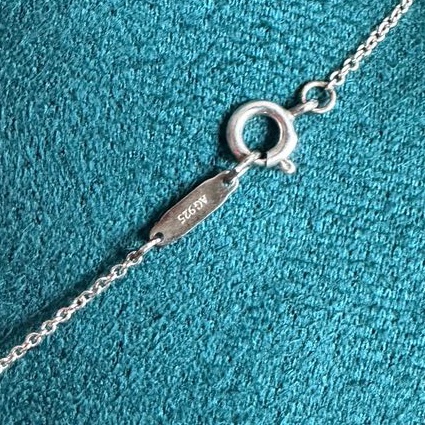 蒂芙尼 純銀 頸鏈 項鏈 鎖骨鏈 Tiffany & Co bow 蝴蝶結 純銀項鍊 925-15