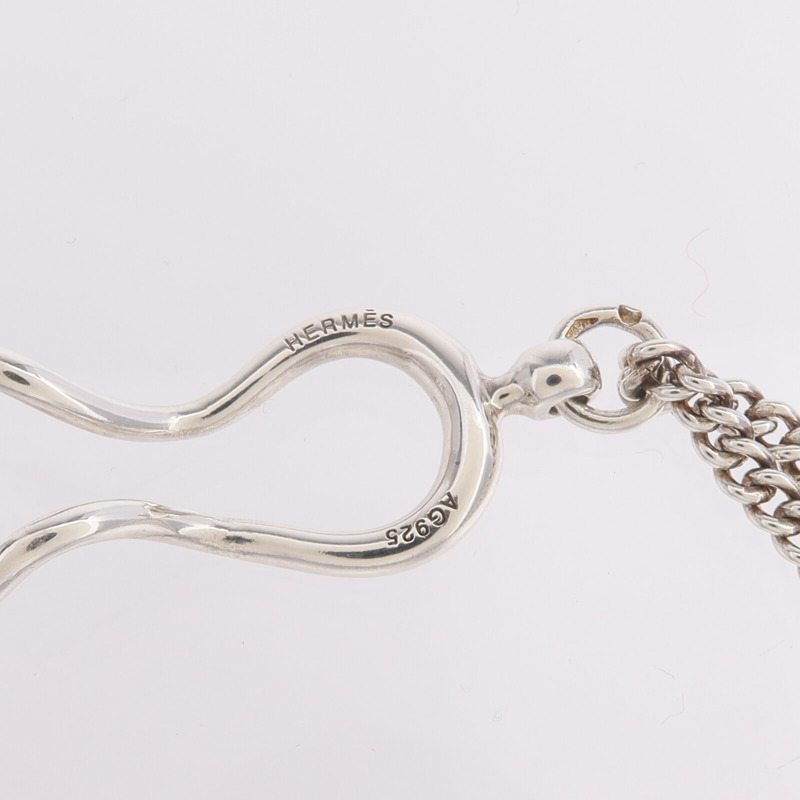 HERMES 925純銀Collier Sautoir Arabesque項鍊-6