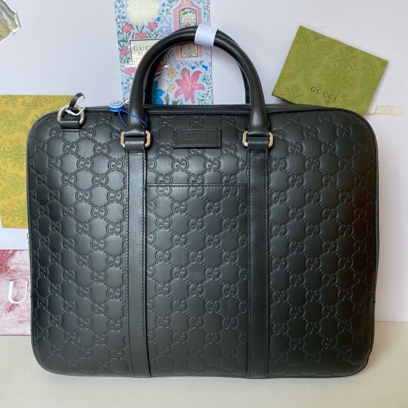 古馳/Gucci  男士黑色公事包 38cm × 29cm × 4cm-0