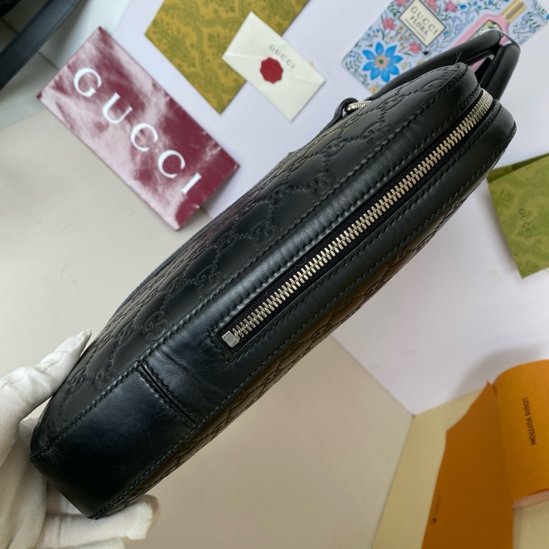 古馳/Gucci  男士黑色公事包 38cm × 29cm × 4cm-1