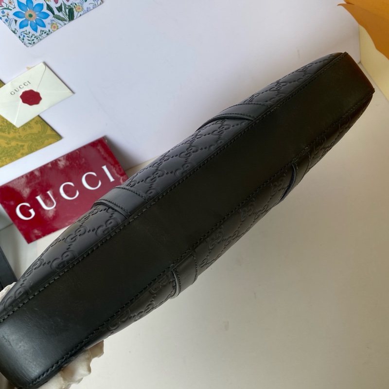 古馳/Gucci  男士黑色公事包 38cm × 29cm × 4cm-4