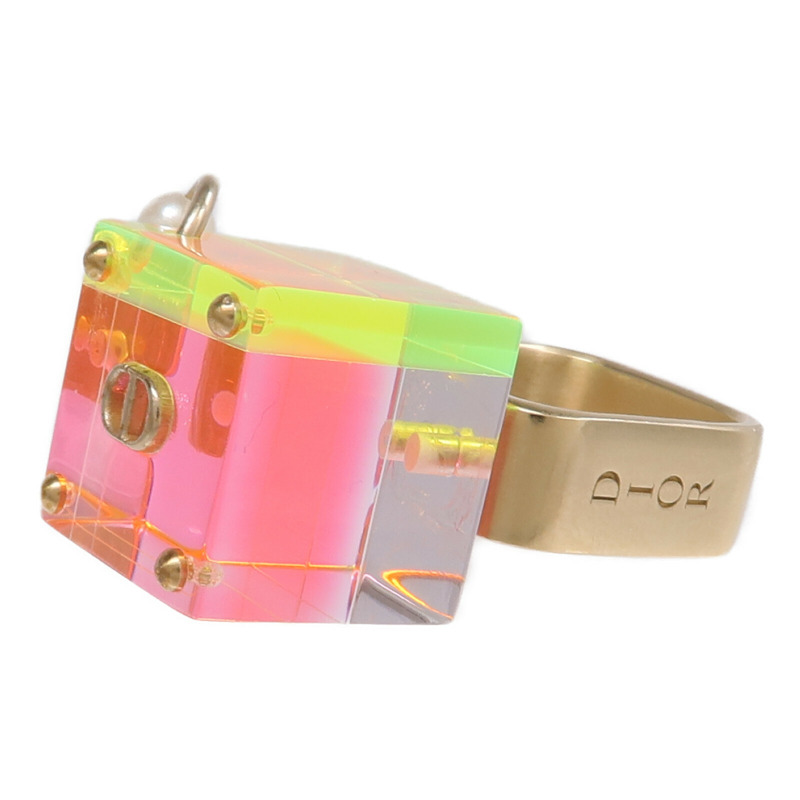 Dior PVC/金屬Ring戒指US#6-2