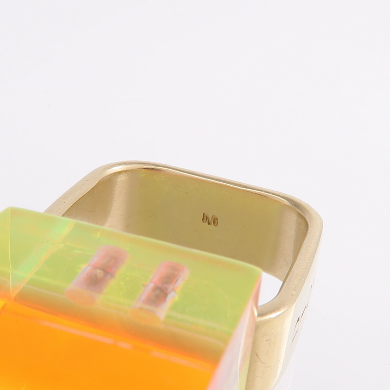 Dior PVC/金屬Ring戒指US#6-4