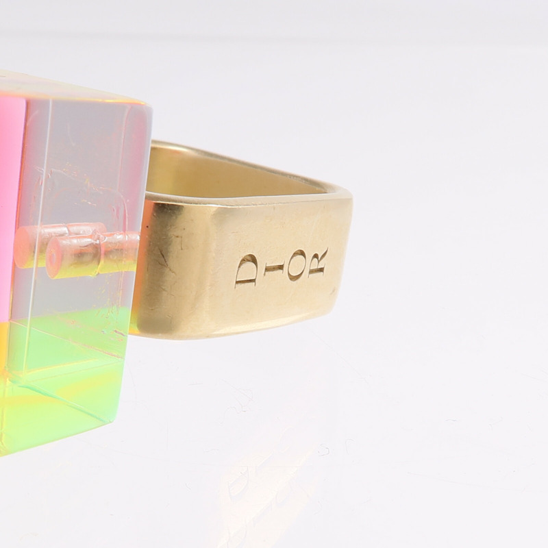 Dior PVC/金屬Ring戒指US#6-5