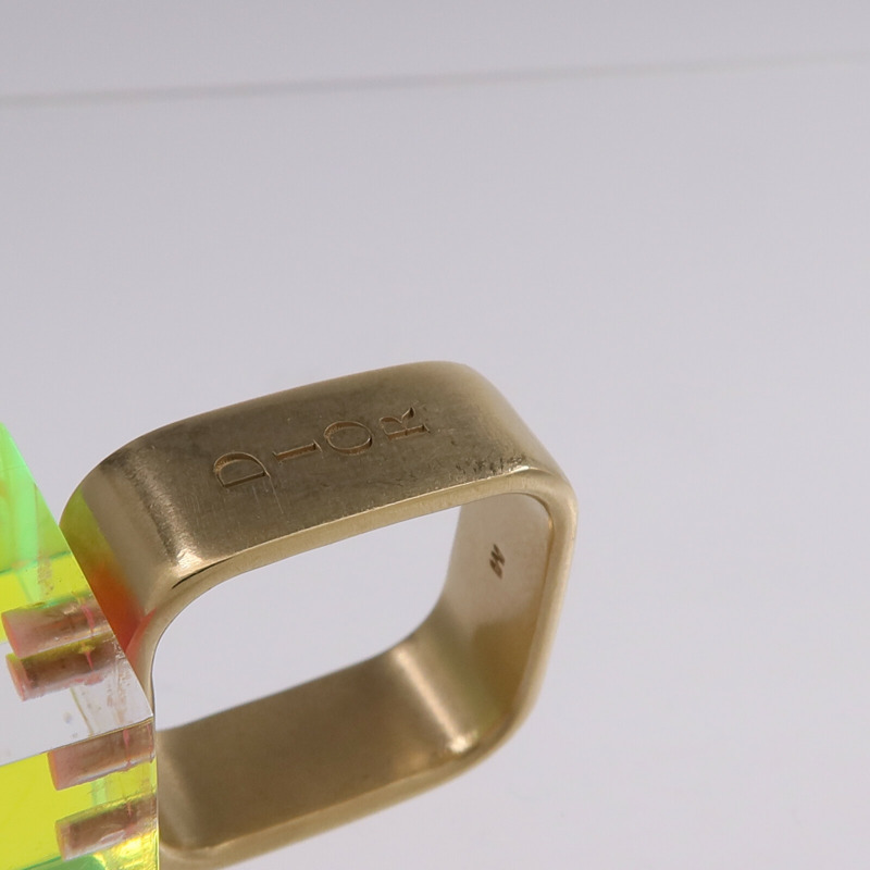 Dior PVC/金屬Ring戒指US#6-6