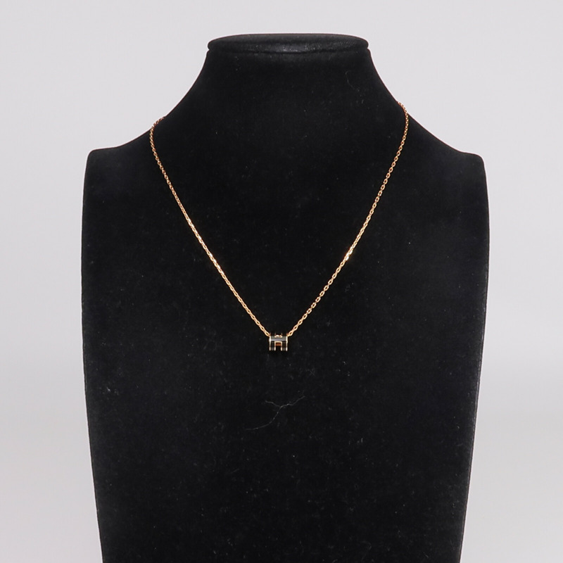 HERMES 金屬Mini Pop H Necklace項鍊-8