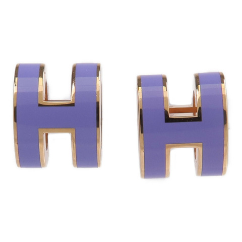 HERMES 金屬Pop H耳環