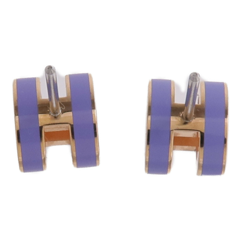 HERMES 金屬Pop H耳環-2