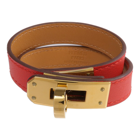 HERMES Swift皮革Kelly Double Tour金扣手鏈