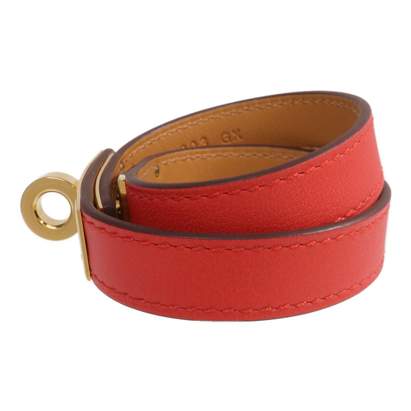 HERMES Swift皮革Kelly Double Tour金扣手鏈-1