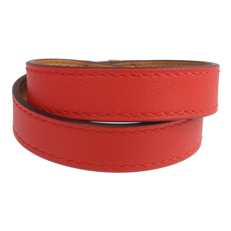 HERMES Swift皮革Kelly Double Tour金扣手鏈-2