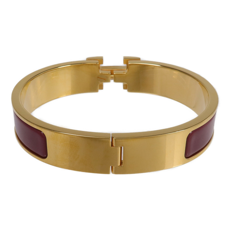HERMES 金屬/琺瑯Clic H Bracelet手鐲-2