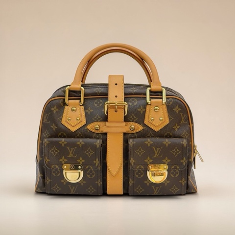 莉亞精品♡LV 曼哈頓手提包 二手美包