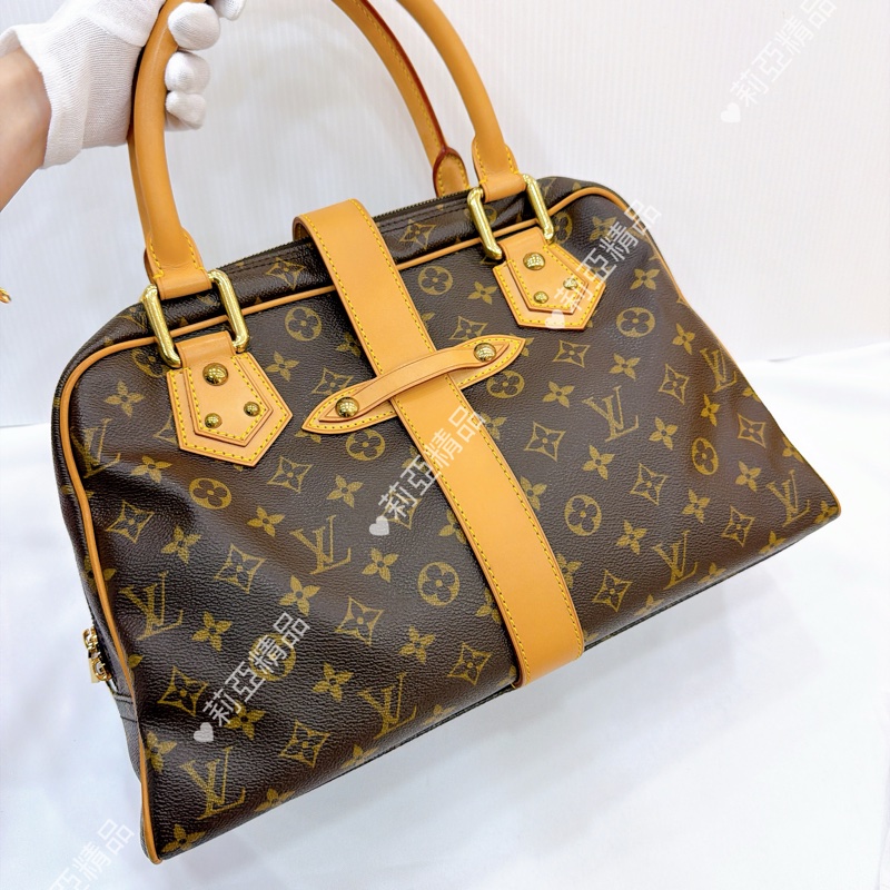 莉亞精品♡LV 曼哈頓手提包 二手美包-3