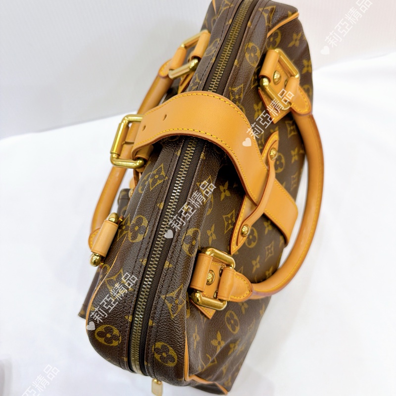 莉亞精品♡LV 曼哈頓手提包 二手美包-4