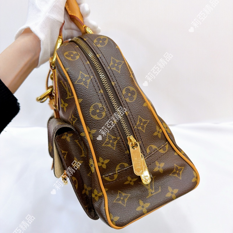 莉亞精品♡LV 曼哈頓手提包 二手美包-6