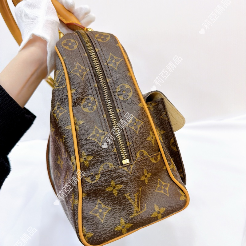 莉亞精品♡LV 曼哈頓手提包 二手美包-7