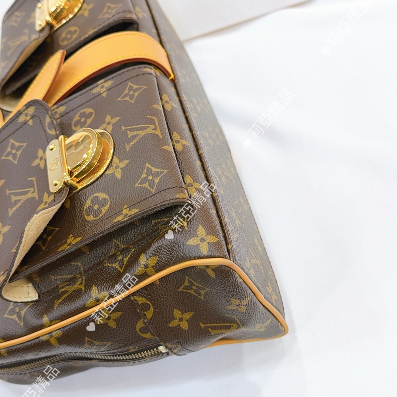 莉亞精品♡LV 曼哈頓手提包 二手美包-9