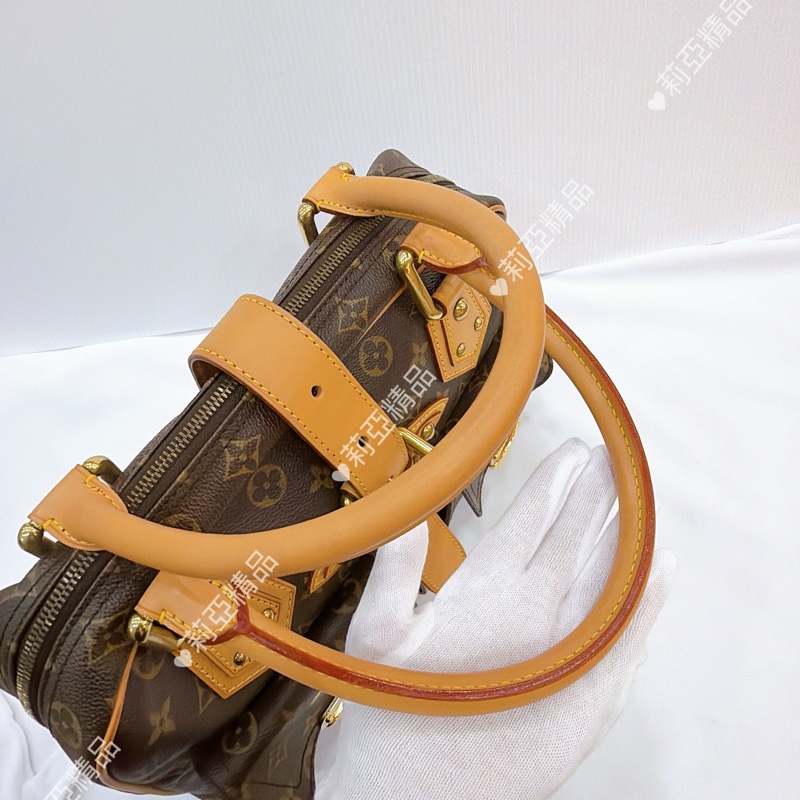 莉亞精品♡LV 曼哈頓手提包 二手美包-13