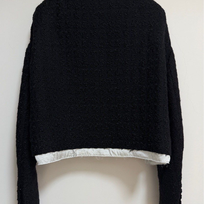 Miumiu 粗花呢外套 黑色 原價13萬-13