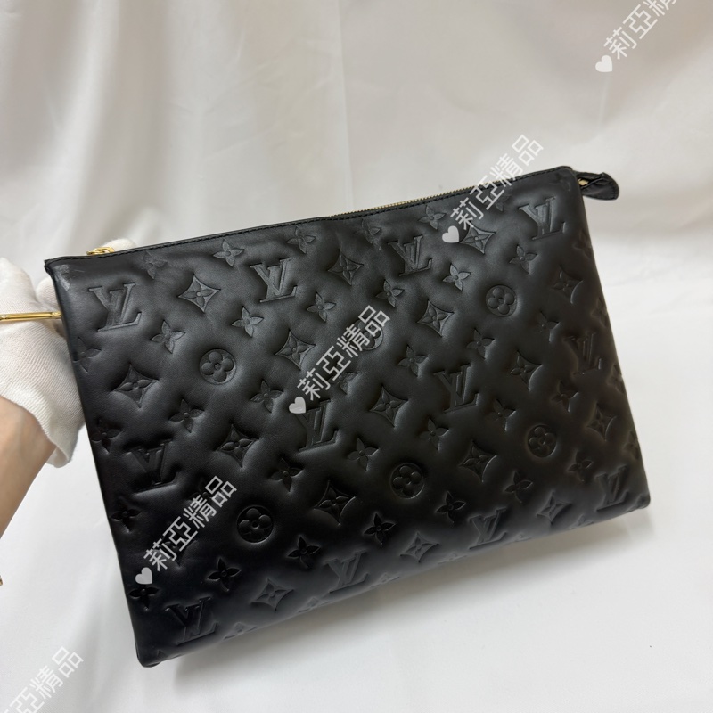 莉亞精品♡ Lv  Coussin MM 黑金 二手美包-2