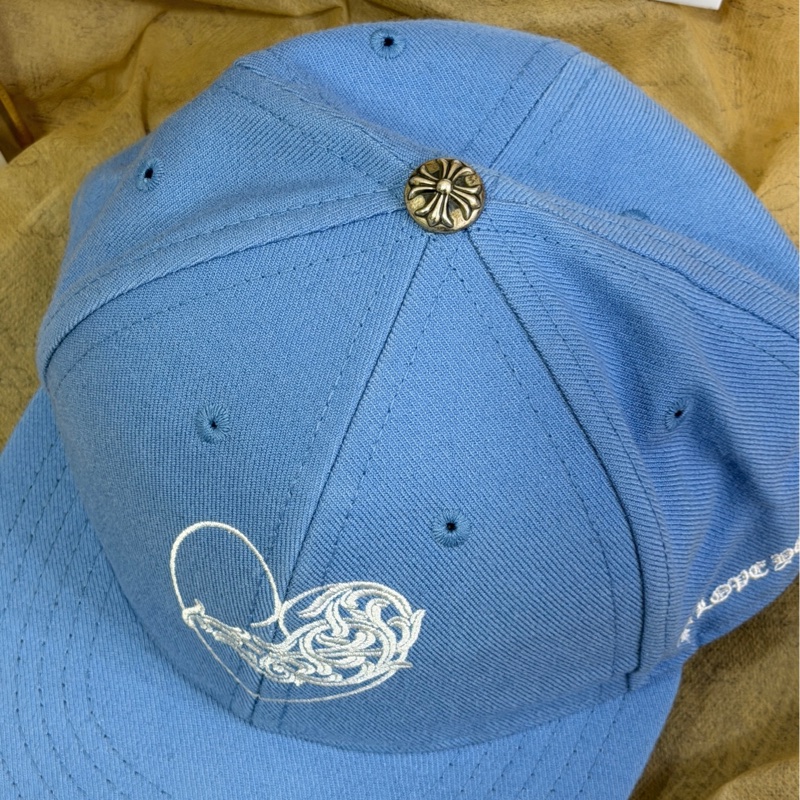 Chorme Hearts 克羅心 藍色愛心藤蔓刺繡棒球帽 配件：無-4