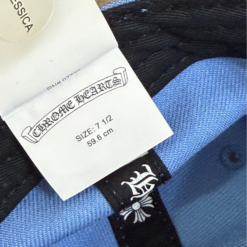 Chorme Hearts 克羅心 藍色愛心藤蔓刺繡棒球帽 配件：無-7