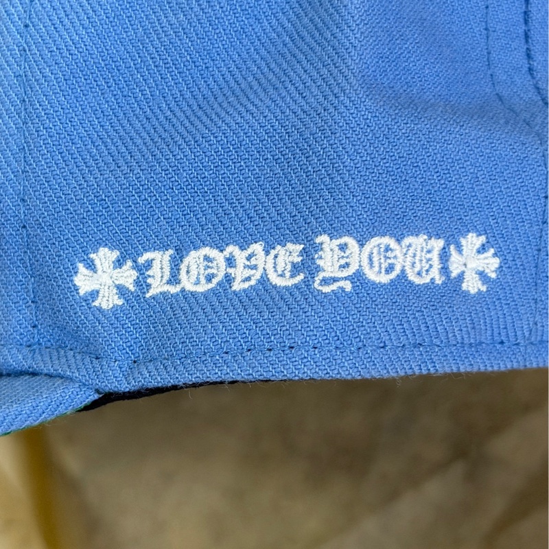 Chorme Hearts 克羅心 藍色愛心藤蔓刺繡棒球帽 配件：無-10