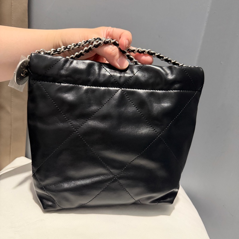 Chanel 香奈兒 mini22 黑銀-1