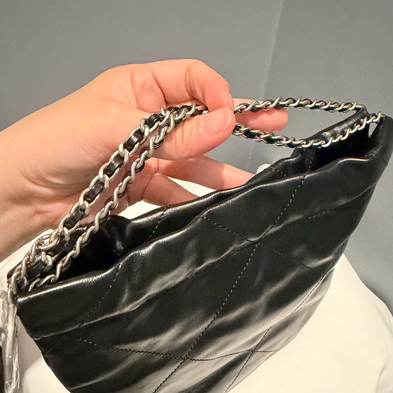 Chanel 香奈兒 mini22 黑銀-2