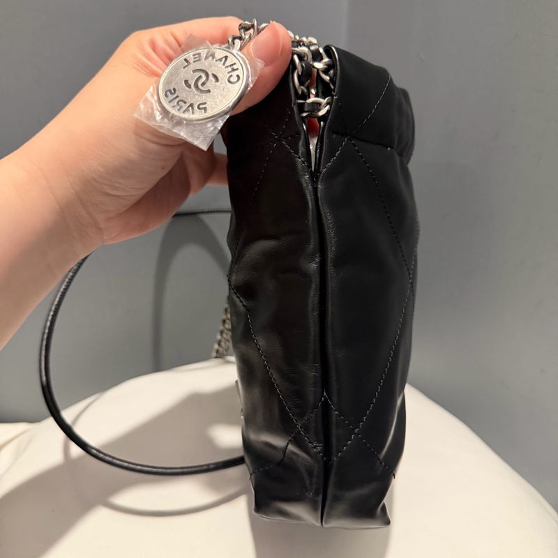 Chanel 香奈兒 mini22 黑銀-4