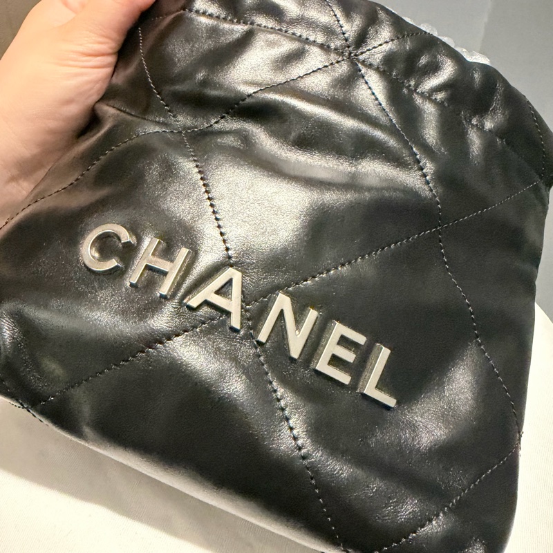 Chanel 香奈兒 mini22 黑銀-6