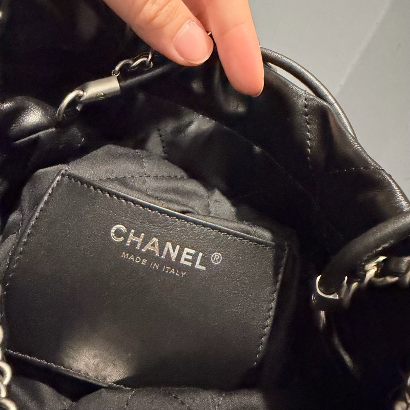 Chanel 香奈兒 mini22 黑銀-15