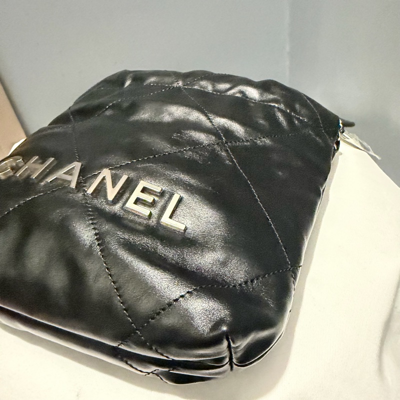 Chanel 香奈兒 mini22 黑銀-28