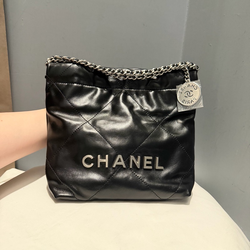 Chanel 香奈兒 mini22 黑銀-33