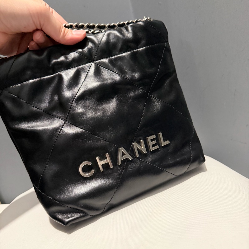 Chanel 香奈兒 mini22 黑銀-34